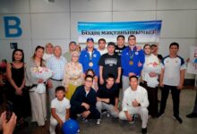 Астаналық боксшыларға Нұрсұлтан әуежайында салтанатты қарсы алу өтті