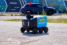 Роботы-курьеры начали доставлять заказы в Есиль и Нура — пилот в Астане