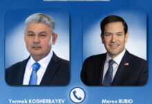 Қазақстан мен АҚШ сыртқы істер министрлері телефон арқылы сөйлесті