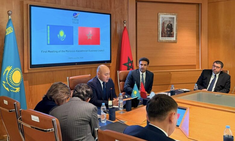Қазақстан–Марокко Іскерлік кеңесінің алғашқы отырысы Касабланкада өтті