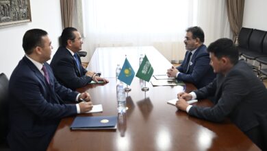 Сыртқы істер министрінің орынбасары Арман Исағалиев Сауд Арабия елшісін қабылдады