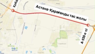 Астана-Қарағанда тасжолы 29 шілдеден 12 тамызға дейін ішінара жабылады
