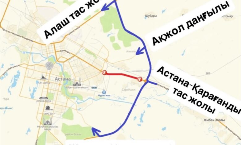Астана – Қарағанды автожолын жөндеу шілденің соңына дейін ұзарды