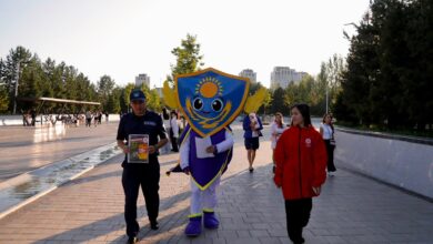 Елорданың Орталық саябағында рейд — тәртіп пен тазалық қадағаланды