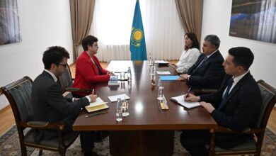 Сыртқы істер министрі Көшербаев Германия елшісі Моника Иверсенмен кездесті