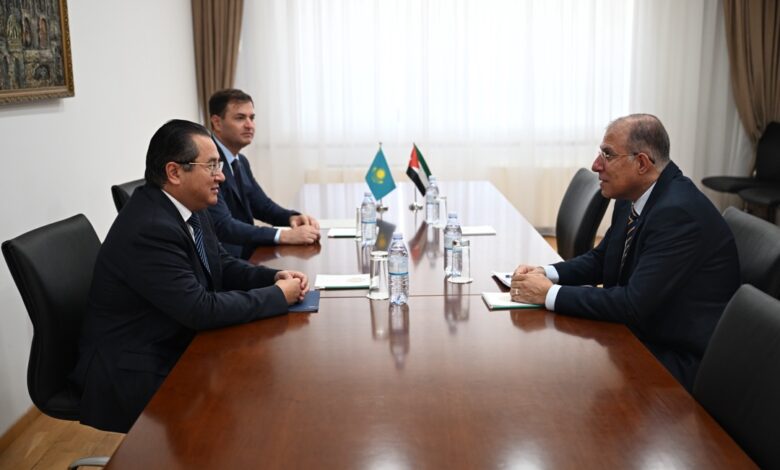 Сыртқы істер министрінің орынбасары Иордания елшісін қабылдады