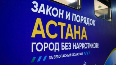 Астана – есірткісіз қала: елдегі алғашқы есірткіге қарсы тақырыптық пойыз іске қосылды