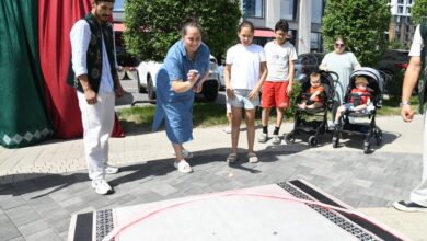 Абай мұрасы заманауи форматта: Астанада ашық аспан астында этноауыл өтті