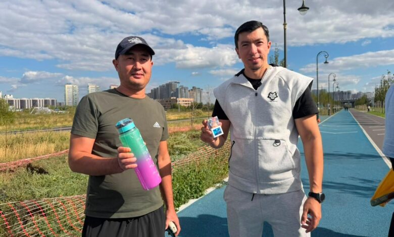 Заң мен тәртіп: Астанада 'Тәуелділікті спортқа айырбаста' акциясы жастарға ұсыныс жасады