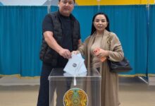 Астанада танымал мәдениет пен спорт қайраткерлері сайлауға қатысты