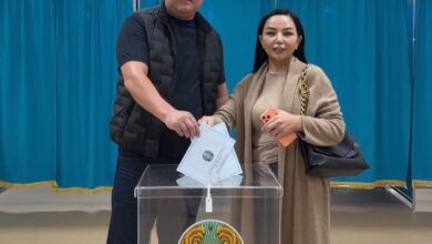 Астанада танымал мәдениет пен спорт қайраткерлері сайлауға қатысты