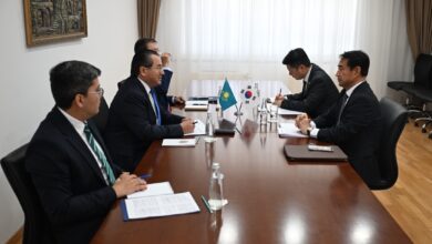 Сыртқы істер министрінің орынбасары Корея елшісін қабылдап, ынтымақтастықты талқылады