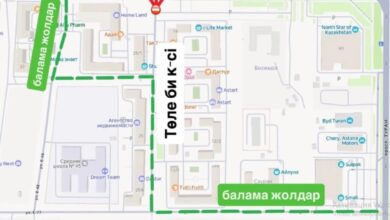 Участок улицы Толе би в Астане закрыт на ремонт до 28 августа