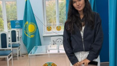 Астанада 18 жастағы тұрғын алғаш рет дауыс беріп Құрылтайға қатысты