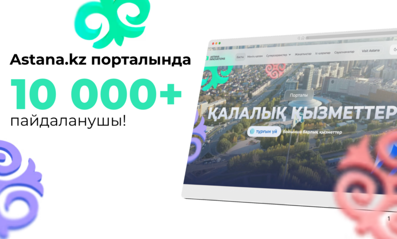 Astana.kz бірыңғай цифрлық платформасын елордада 10 мыңнан астам тұрғын пайдаланады