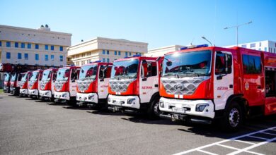 Астаналық ТЖД автопаркі 15 жаңа заманауи өрт сөндіру техникасымен толықты