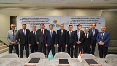 Астанада жаңа әуежай Changi Airports International қатысуымен салынады