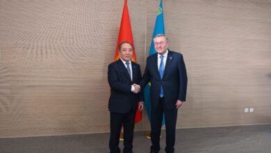 Қазақстанның Сыртқы істер министрі Мұхтар Тілеуберді Қырғыз елшісін қабылдады