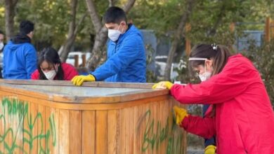 Антивандал акциясы: Астанада Сарыарқа ауданындағы рұқсатсыз граффити жойылды