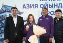 Азия ойындарында қола медаль: елордалық спортшы Эвелина Костенко қарсы алынды