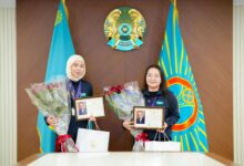 VI Дүниежүзілік көшпенділер ойындарында жүлдегер елордалық спортшыларға Президент алғыс хат тапсырды