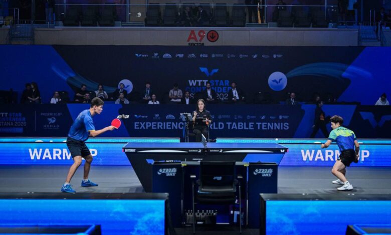 WTT Star Contender Astana 2026 — Астанада алғаш рет халықаралық турнир өтуде