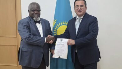 Нигерия Елшісі Қазақстан СІМ-де сенім грамоталарының көшірмелерін тапсырды