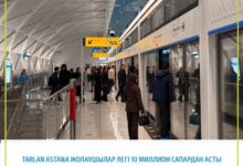 Tarlan Astana: елорданың жеңіл рельсті көлігі — жолаушылар саны 10 млн-нан асты