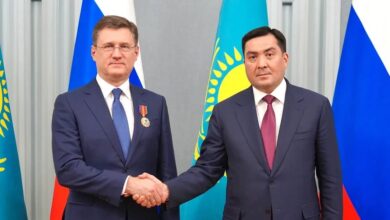 Ерлан Ақкенженов Мәскеуде Александр Новакпен ынтымақтастықты талқылады