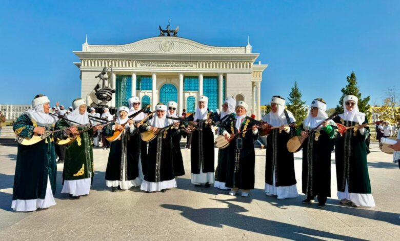 Белсенді өмір: Астанада ауданаралық флешмоб өтті — орталық 5 жылын атап өтті