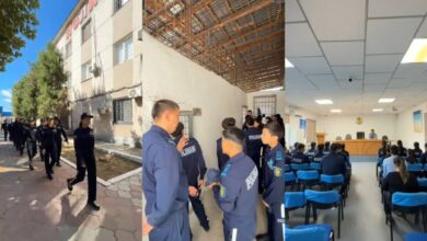 Жас сақшылар Жетісайда полиция бөлімінің күнделікті жұмысымен танысты