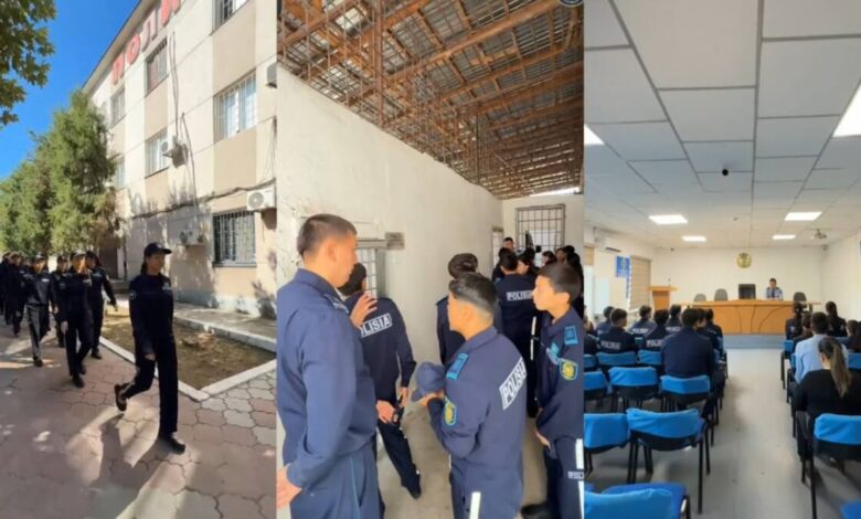 Жас сақшылар Жетісайда полиция бөлімінің күнделікті жұмысымен танысты