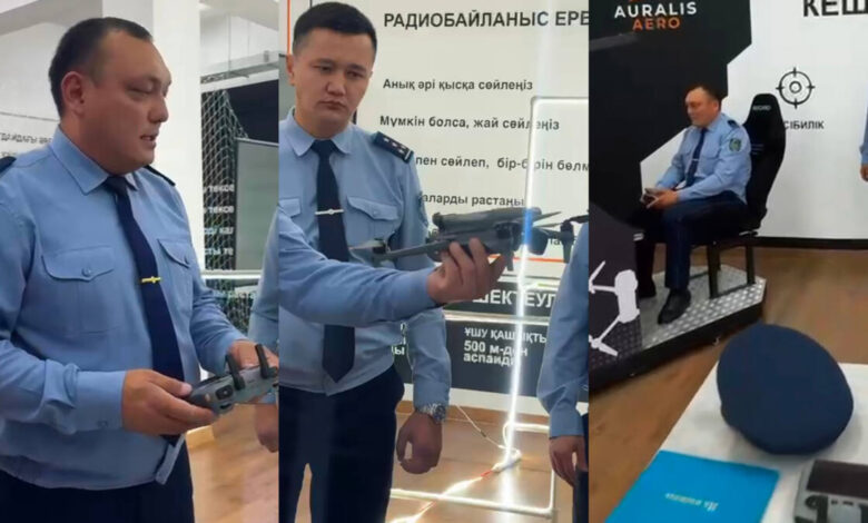 Түркістан полициясы дрондарды қызметке енгізуде