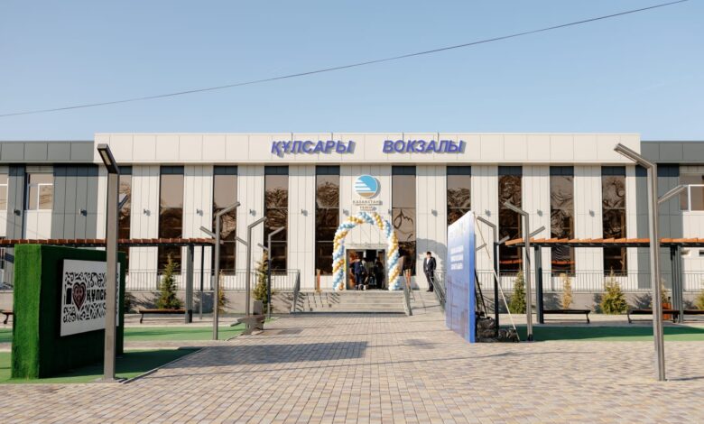 Құлсарыда жаңа теміржол вокзалы пайдалануға берілді