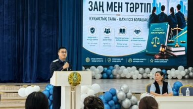 Астана оқушыларына құқық және қауіпсіздік туралы түсіндіктеме берілді