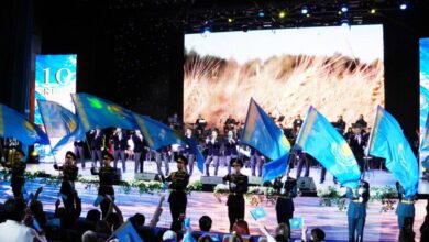 Ұлттық ұланның Ерлер хоры мерейтойлық концертін өткізді
