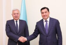 Ерлан Ақкенженов «Лукойл» негізін қалаушы Вагит Алекперовпен кездесті