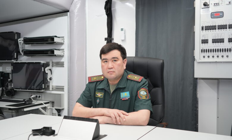 Шымкент ТЖД азаматтық қорғаныс басшысы Нұржан Каракөзевтің қызметі