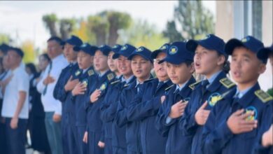 «Жас сақшы» полиция сыныбы Жетісу облысының Достық ауылында ашылды