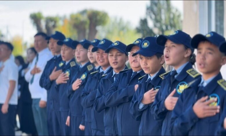 «Жас сақшы» полиция сыныбы Жетісу облысының Достық ауылында ашылды