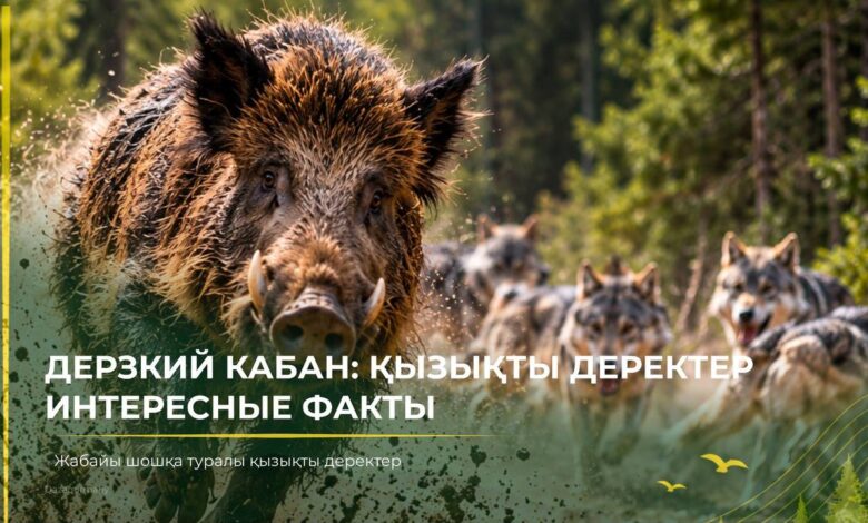 Қабан туралы қызықты деректер: ерекшелігі мен мінезі