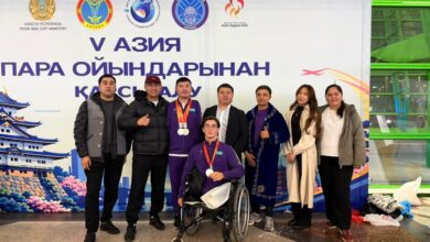 V Азия Пара ойындарының күміс жүлдегерлері Астанаға оралды