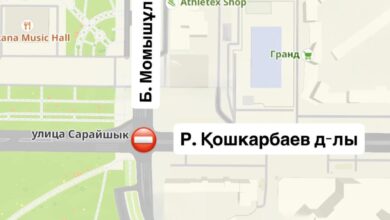 Қошқарбаев даңғылында Момышұлы мен Жұмабаев қиылыстары уақытша жабылады