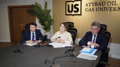 Министр мұнай-газ инженерлерін даярлайтын Атырау филиалын қоржамдады