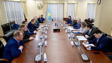 Серік Жұманғарин мен Ленинград облысы губернаторы жаңа өнеркәсіптік және агроөнеркәсіп жобаларын талқылады