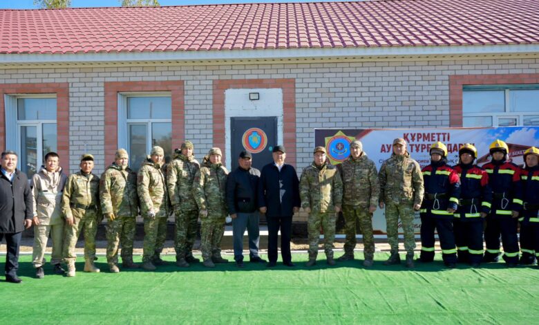 Қазақстанда 302-ші «Ауыл құтқарушылары» өртке қарсы бекеті ашылды