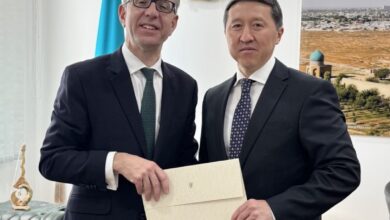 Ирландия елшісі Қазақстанда сенім грамоталарын тапсырды