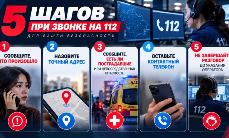 Қазақстанда ТЖМ 112 қызметі қалай жұмыс істейді: қоңыраудан көмек көрсетуге дейін