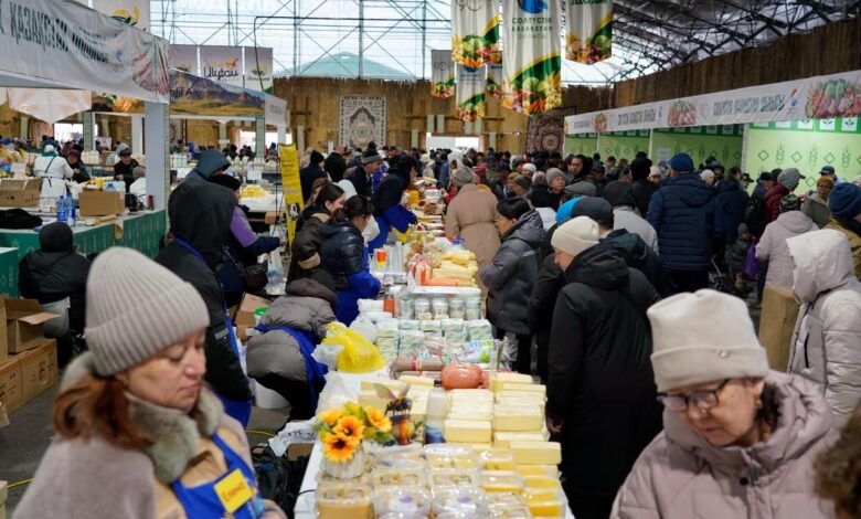 Астанада үш облыстың ауыл шаруашылығы жәрмеңкесі өтіп жатыр