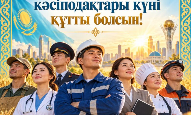 Қазақстан кәсіподақтары күніне арналған құттықтау